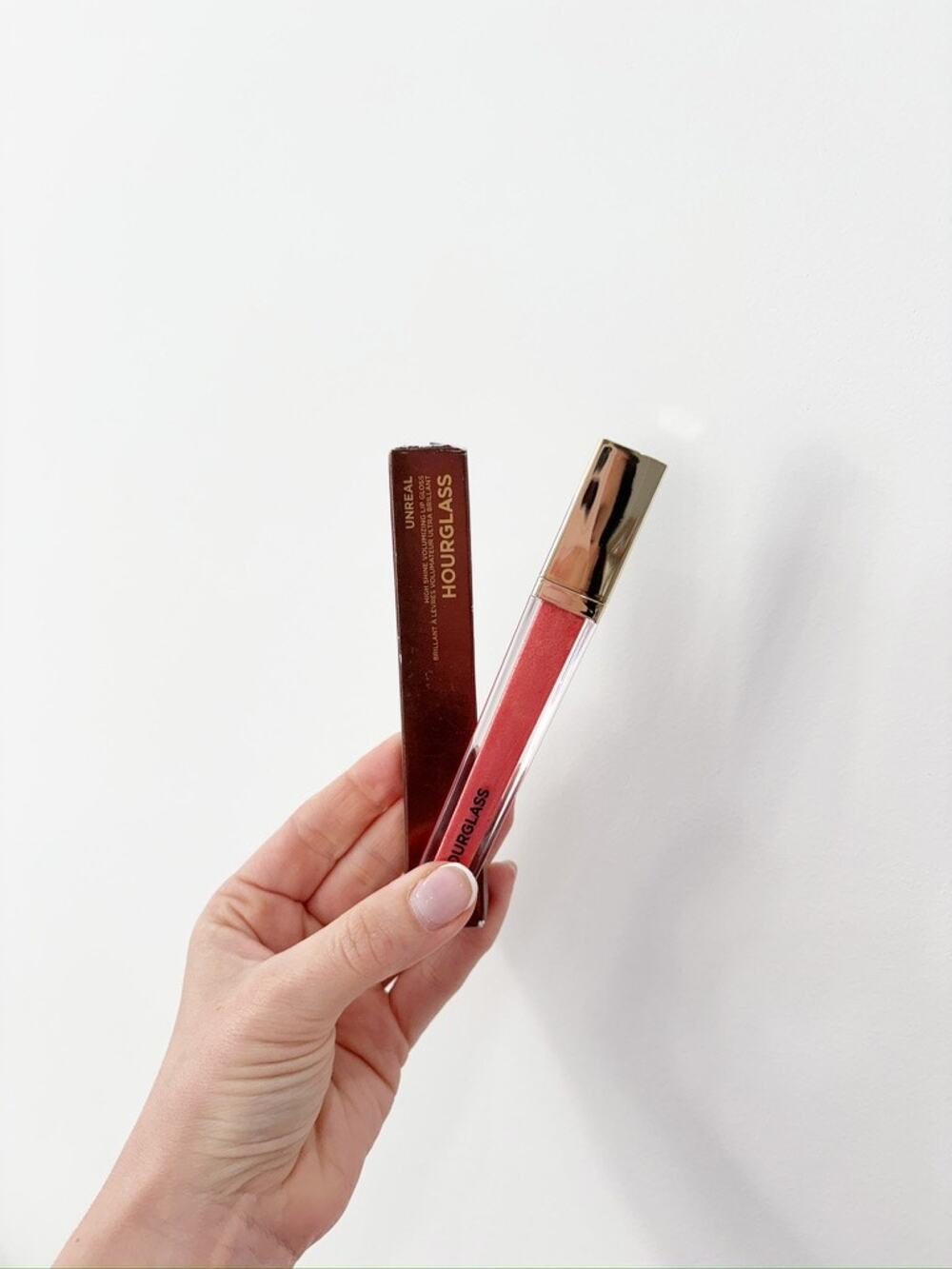 NEW Hourglass Unreal Lip Gloss in Solar Pink